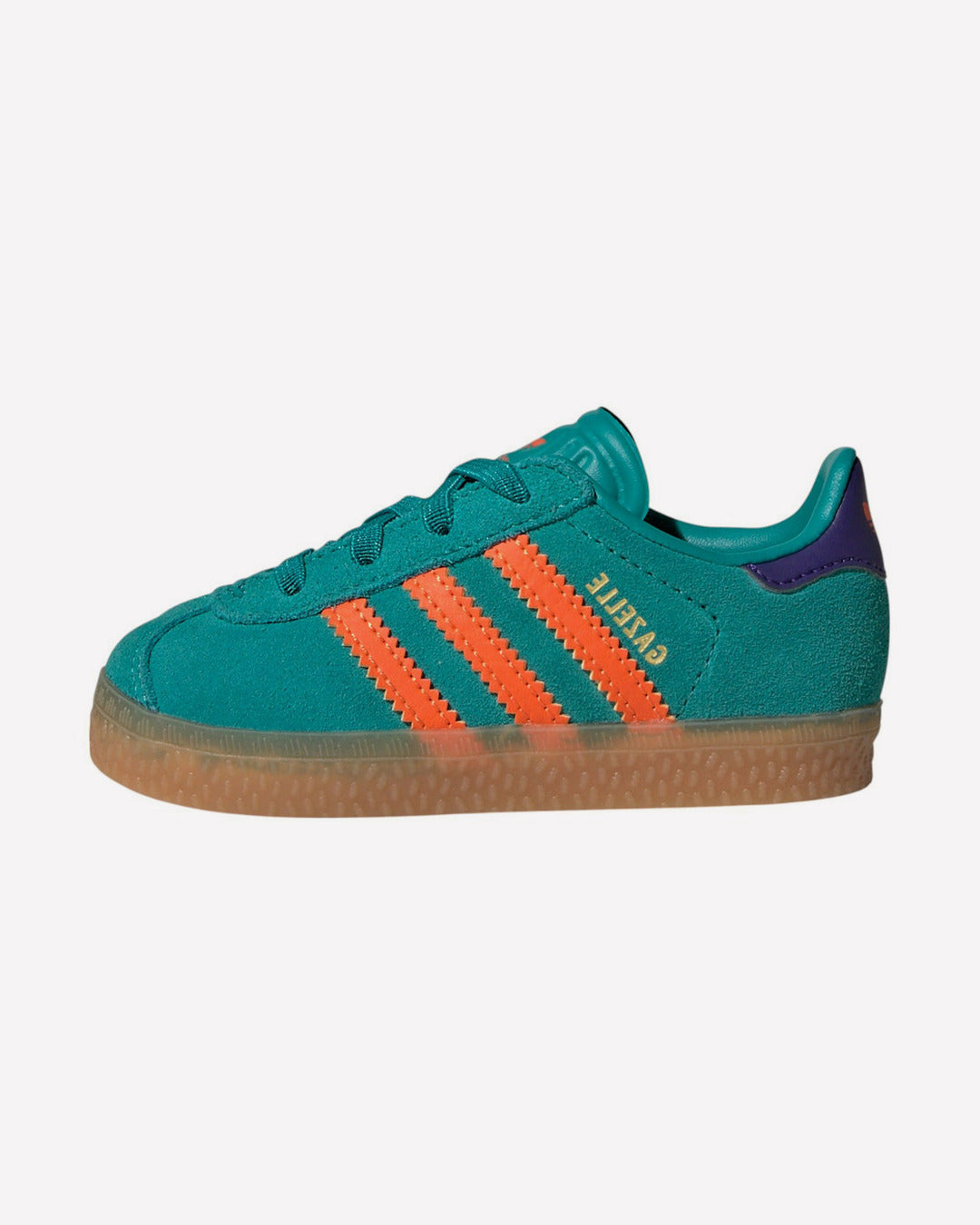 adidas Gazelle Comfort Closure Pure Teal Impact Orange Collegiate Purple (TD)
