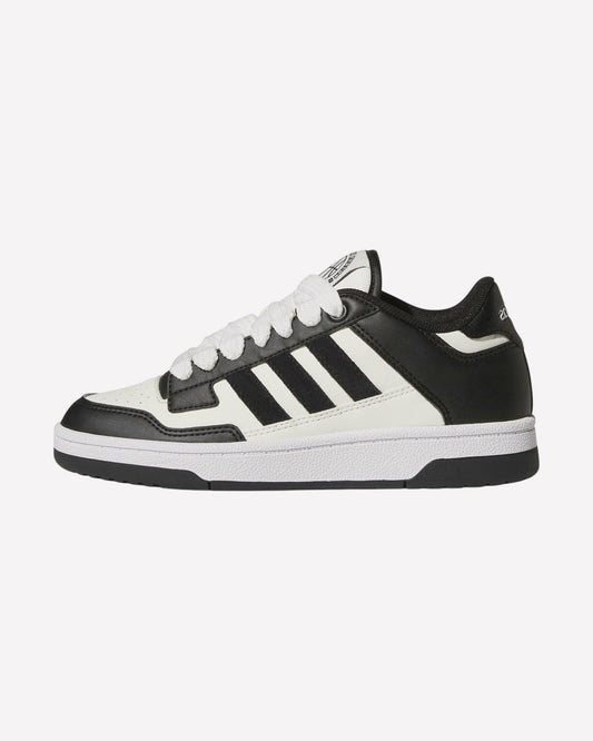 adidas Rapid Court Low Core Black Cloud White (GS)