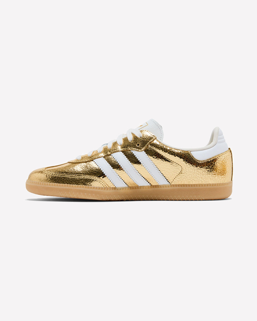 adidas Samba OG Gold Metallic Cracked Leather