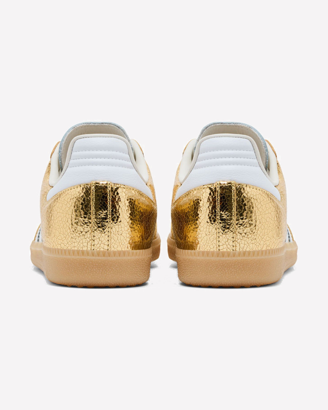 adidas Samba OG Gold Metallic Cracked Leather