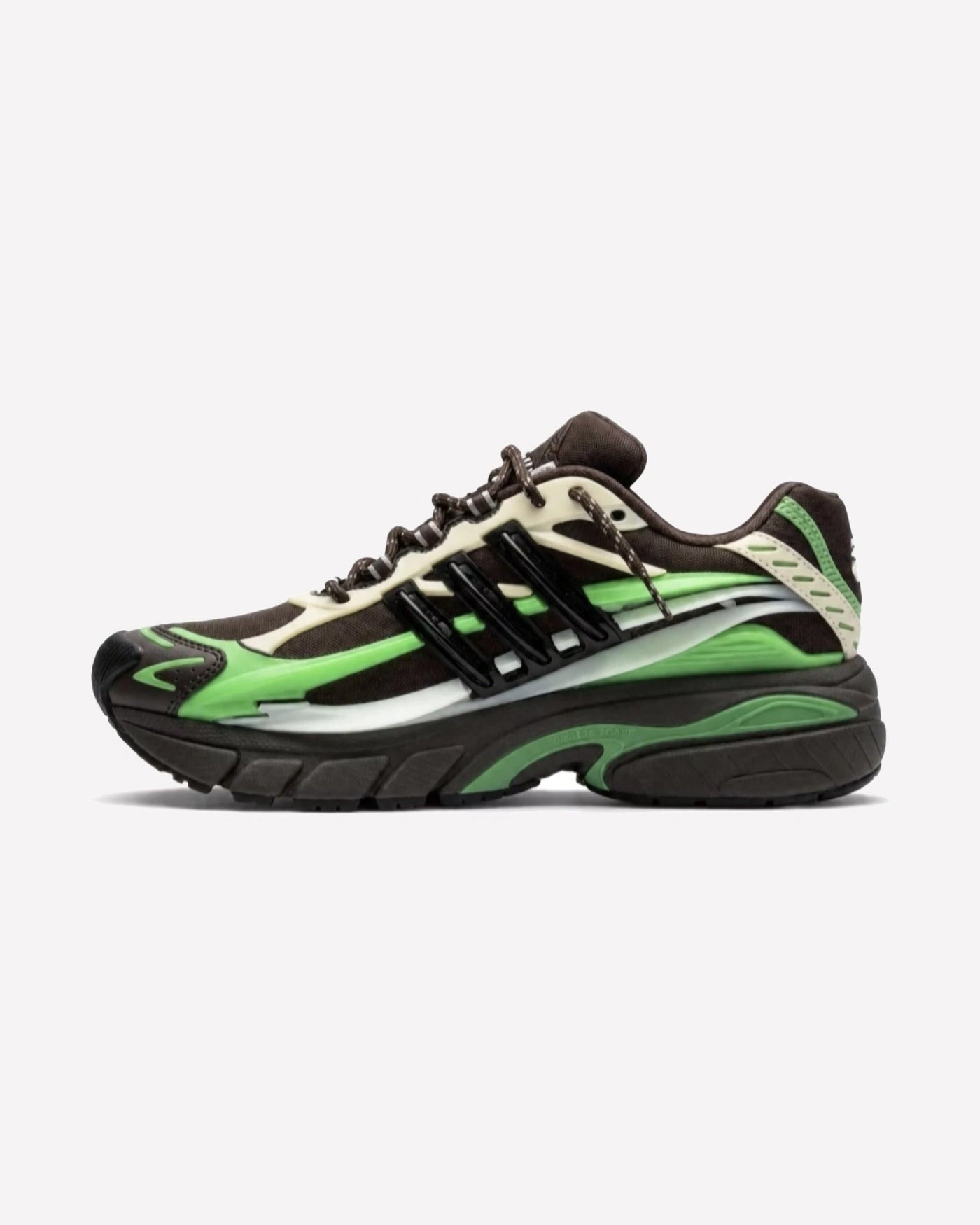 adidas Adistar Jellyfish Pharrell Williams Brown Green — vista lateral