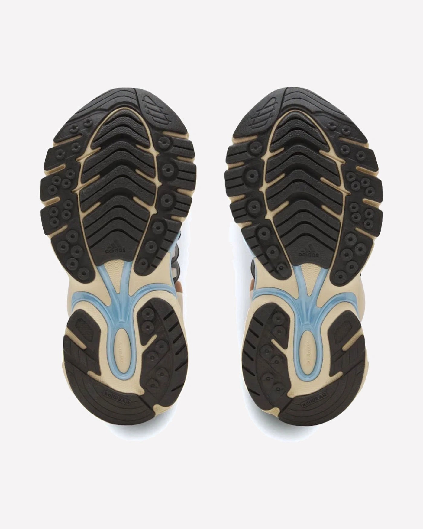 adidas Adistar Jellyfish Crystal Sand — detalle del upper