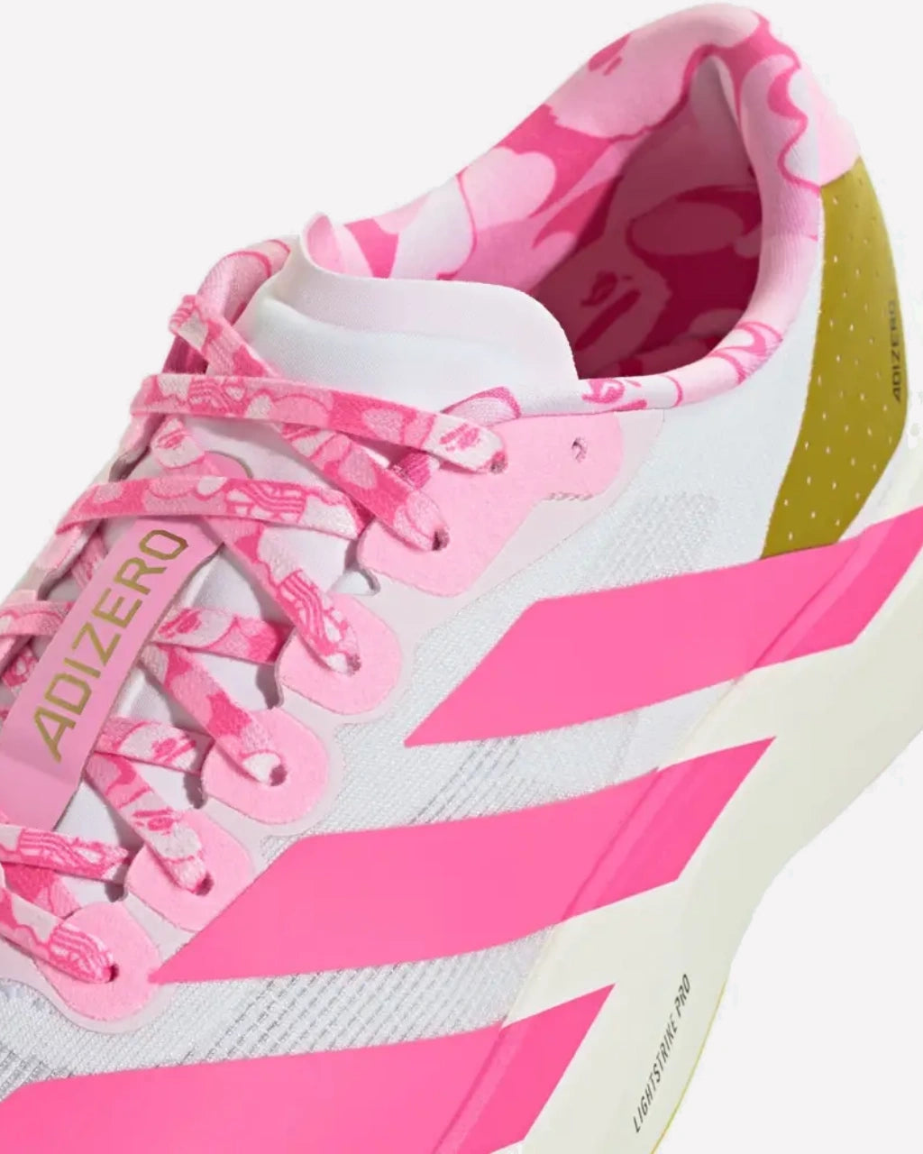 adidas Adizero Evo SL Bape Blue Pink Gold