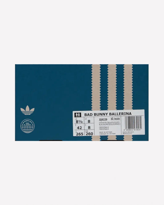 adidas Ballerina Bad Bunny Off White Black Gum