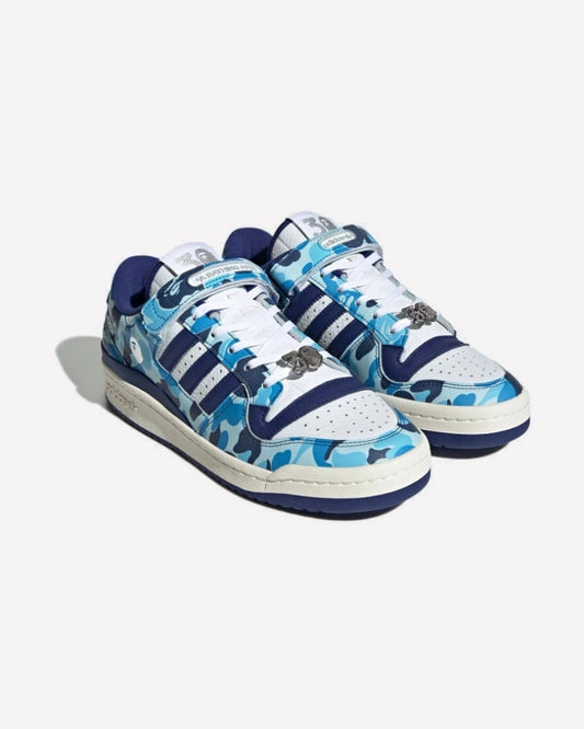 adidas Forum 84 Low Bape 30th Anniversary Blue Camo