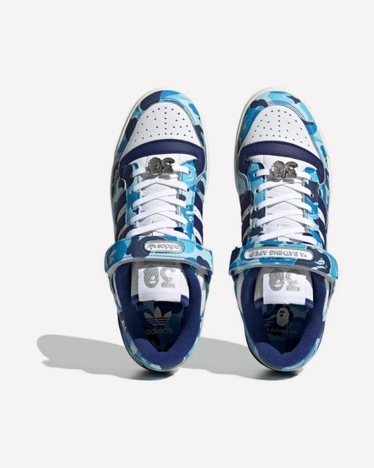 adidas Forum 84 Low Bape 30th Anniversary Blue Camo