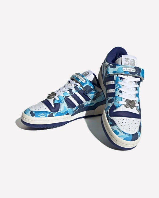 adidas Forum 84 Low Bape 30th Anniversary Blue Camo
