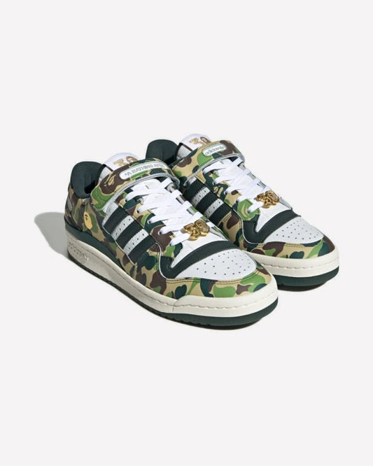 adidas Forum 84 Low Bape 30th Anniversary Green Camo