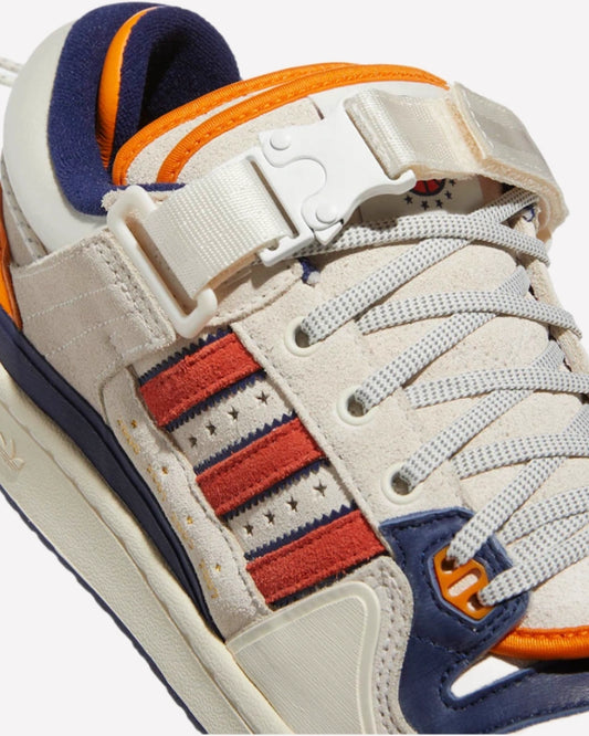 adidas Forum Buckle Low Bad Bunny Cangrejeros de Santurce — detalle del talón