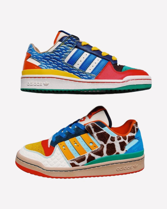 adidas Forum Low CL Sneex What the Milwaukee — detalle del talón