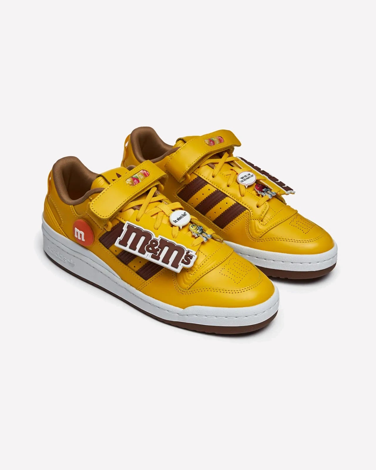adidas Forum Low M&M's Yellow — vista superior