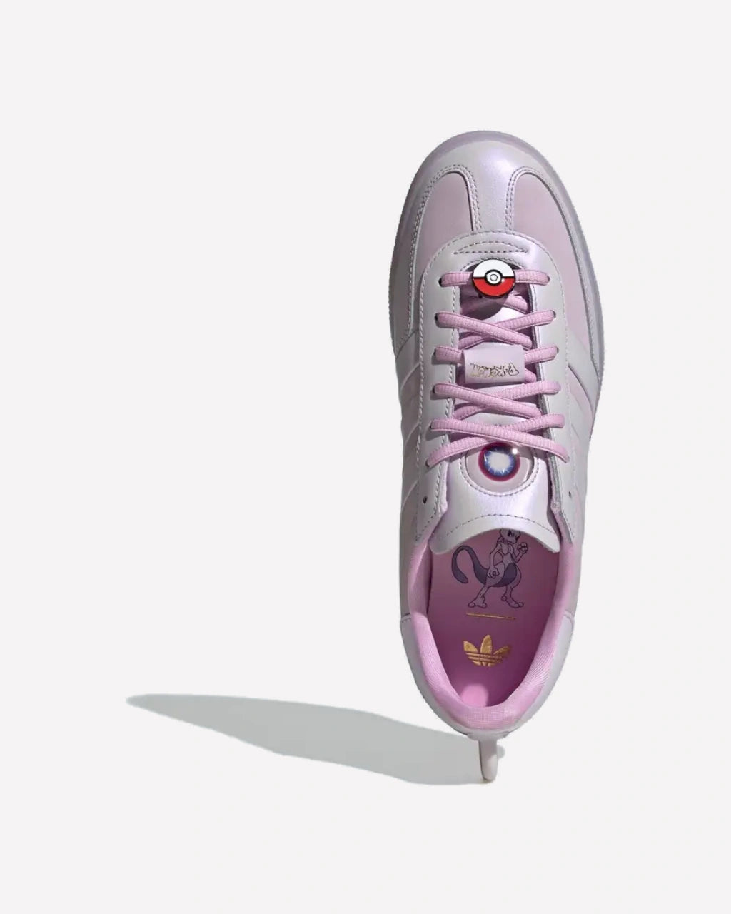 adidas Handball Spezial Pokémon Mewtwo — detalle de lengüeta