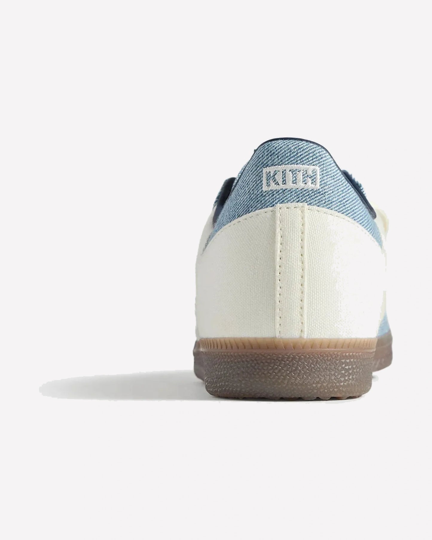 adidas Samba Kith Denim — detalle de las tres rayas