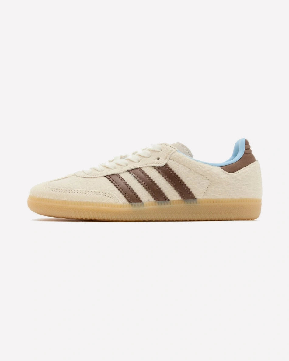 adidas Samba OG Cream White Earth Strata Pony Hair
