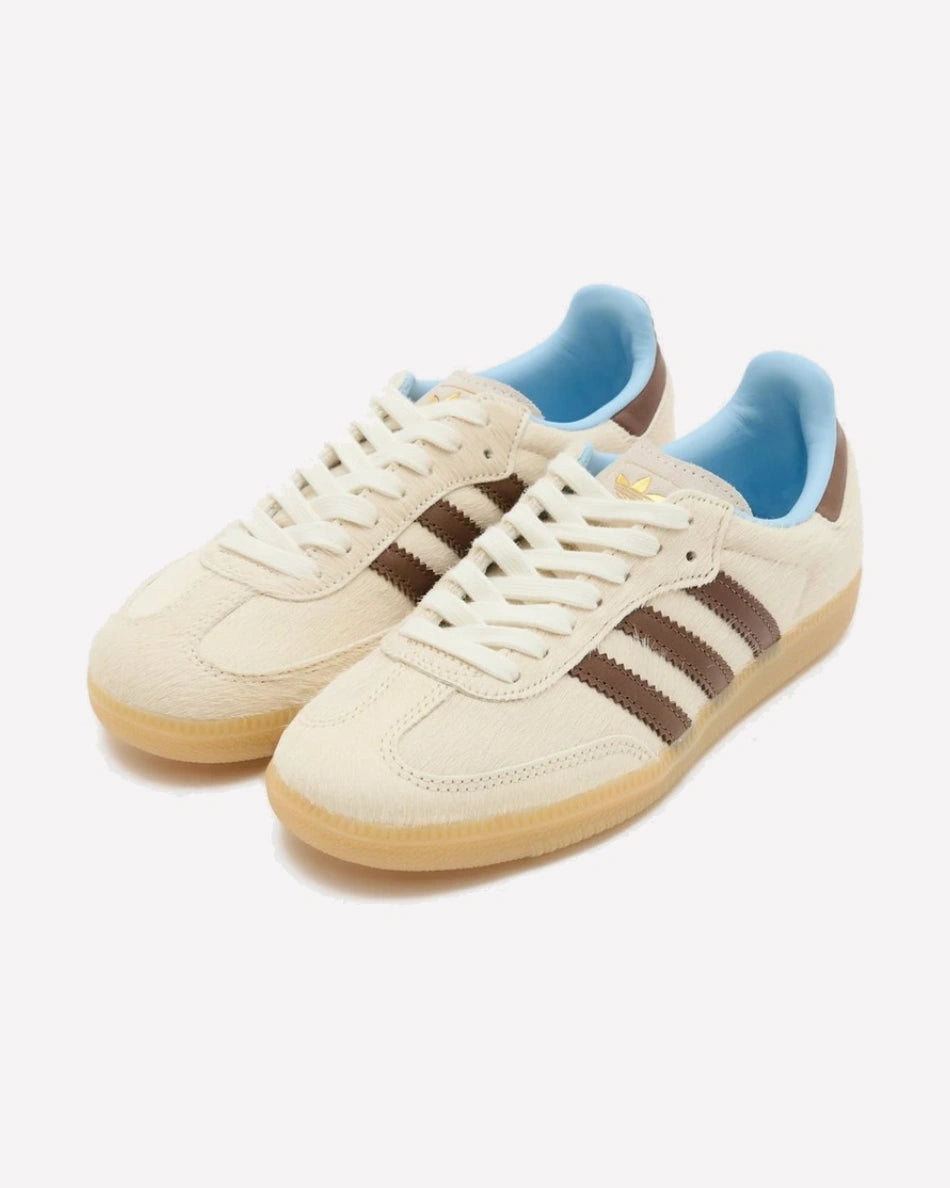 adidas Samba OG Cream White Earth Strata Pony Hair