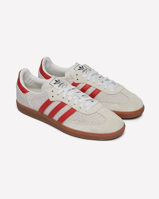 adidas Samba OG Crystal White Preloved Red