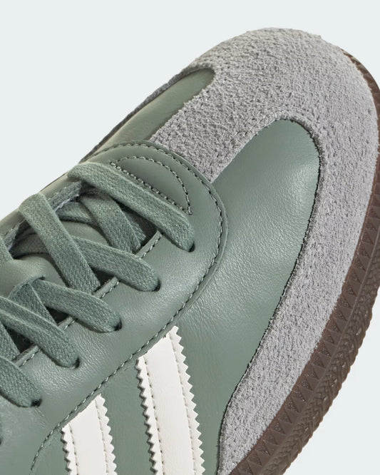 adidas Samba OG Silver Green Chalk White