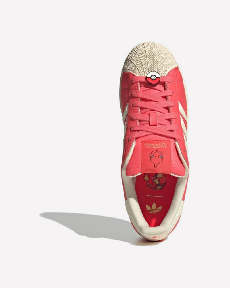 adidas Superstar Pokémon Charmeleon — detalle del talón