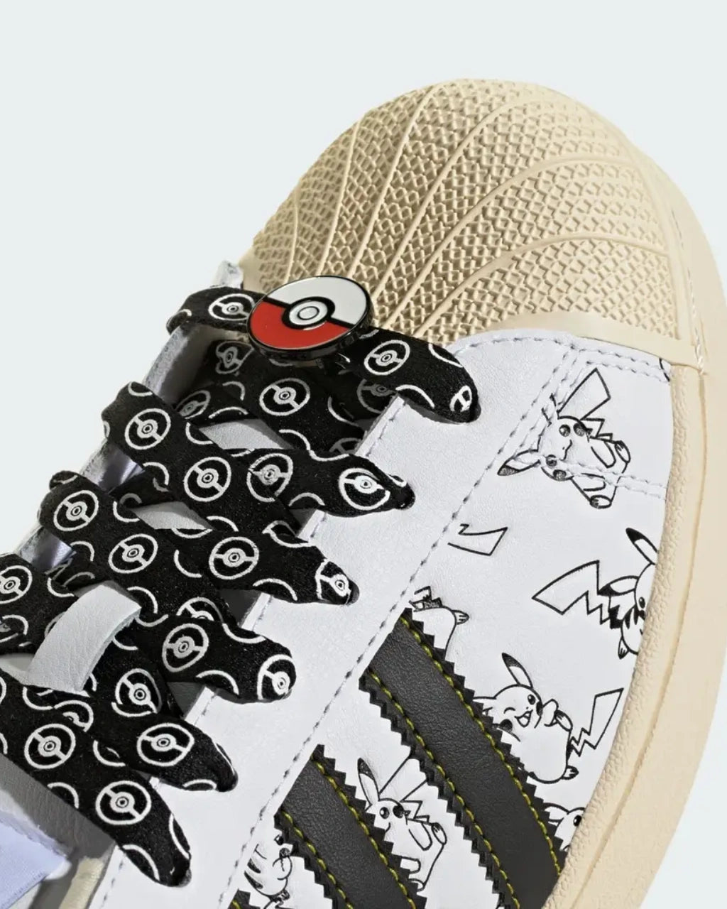 adidas Superstar Pokémon Pikachu White — par completo