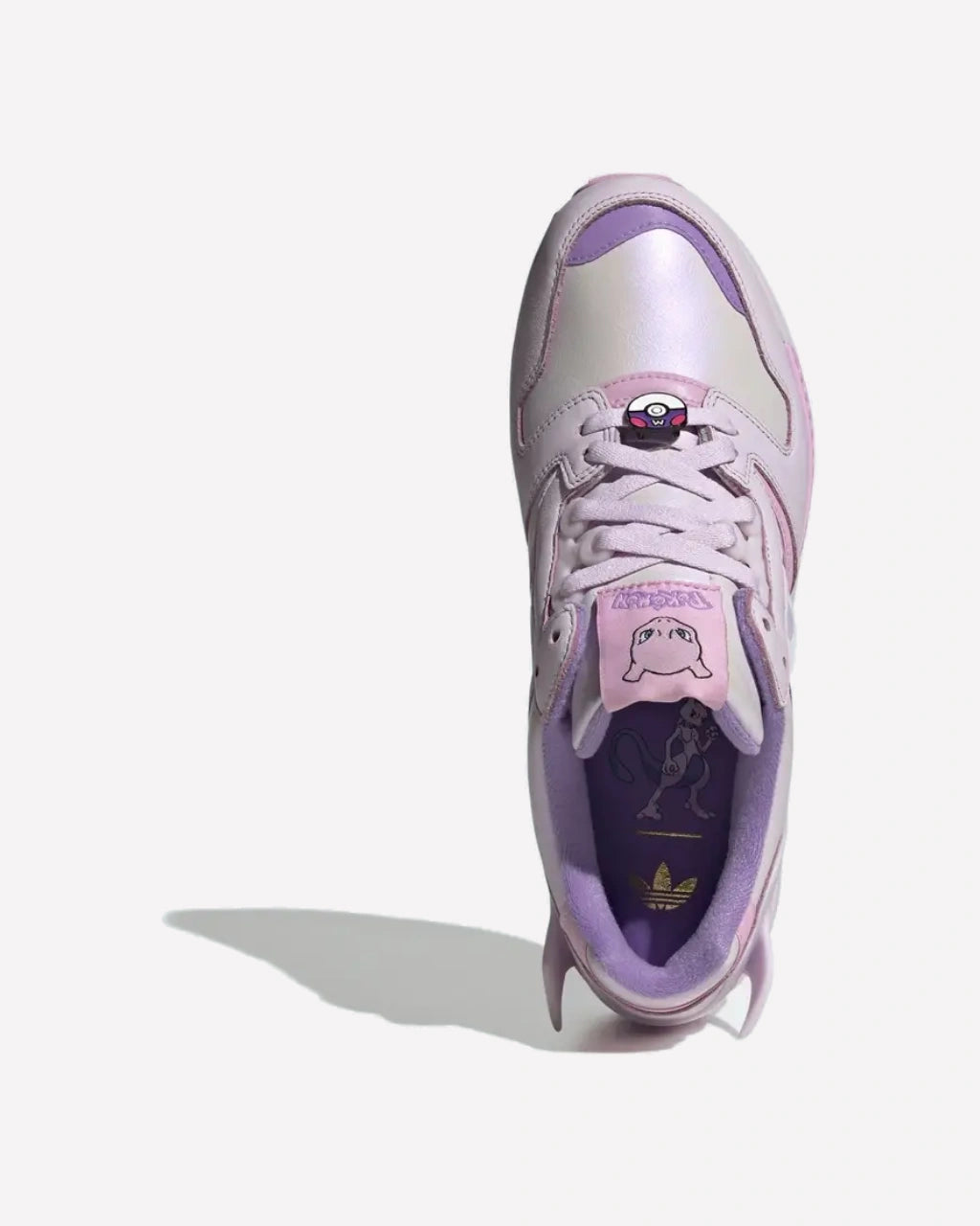 adidas ZX 8000 Pokémon Mewtwo — Detalle del talón