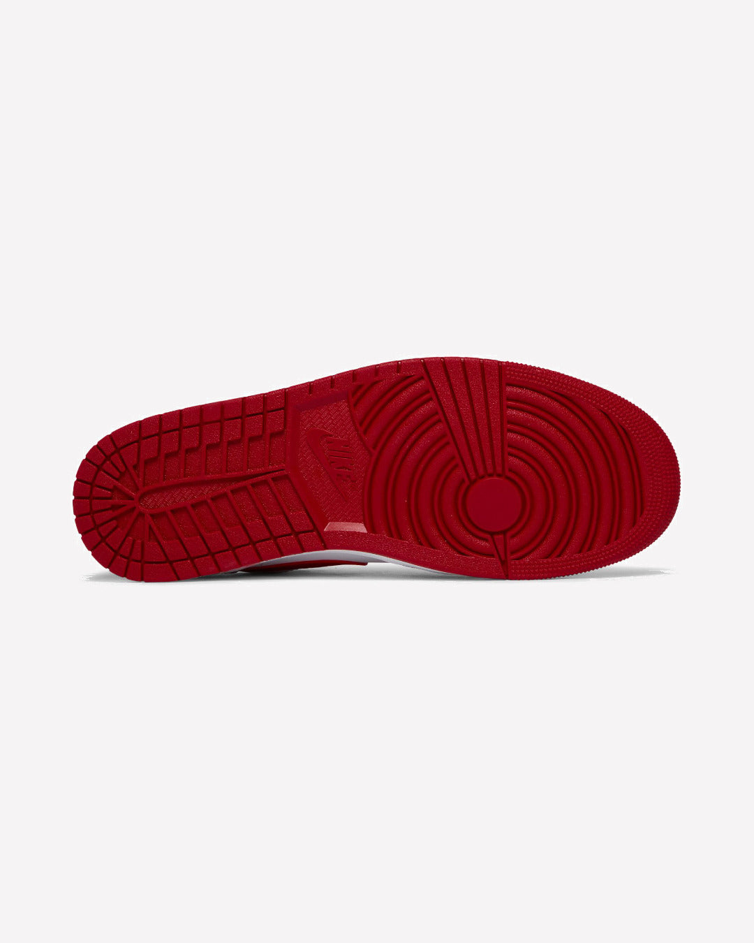 Jordan 1 Low Bulls — vista del talón