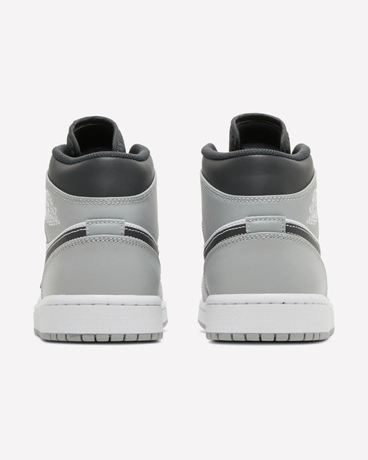 Jordan 1 Mid Light Smoke Grey Anthracite — vista superior