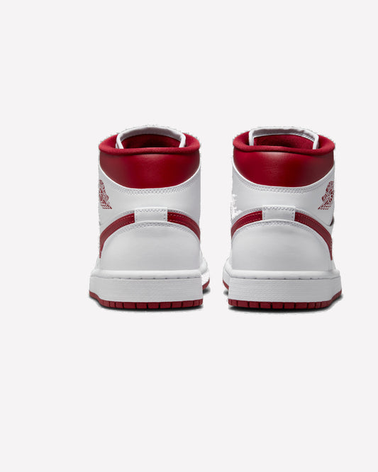 Jordan 1 Mid Reverse Chicago — Detalle del talón