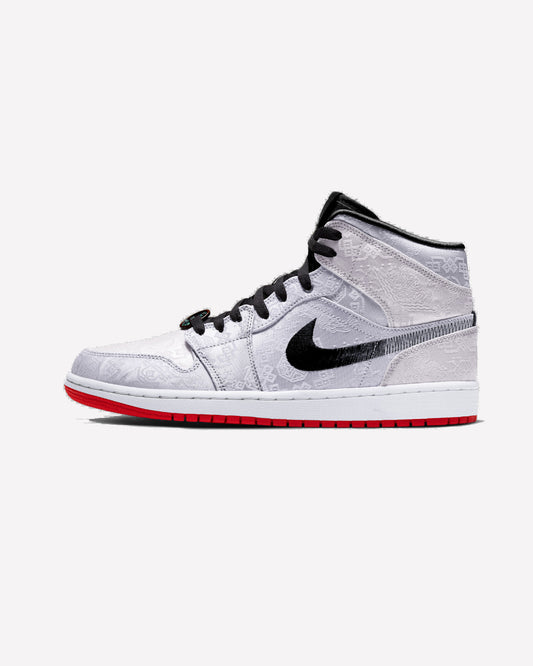 Jordan 1 Mid SE Fearless Edison Chen CLOT — vista lateral izquierda