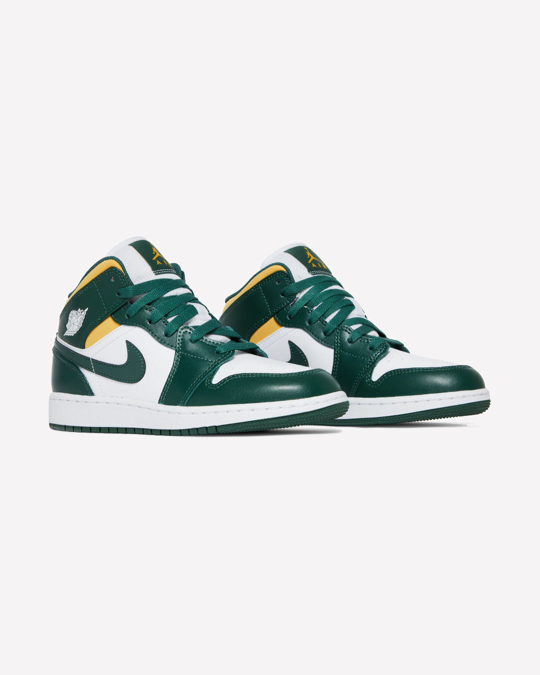 Jordan 1 Mid Sonics (2021) — vista superior