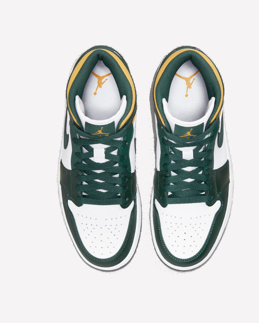 Jordan 1 Mid Sonics — vista superior