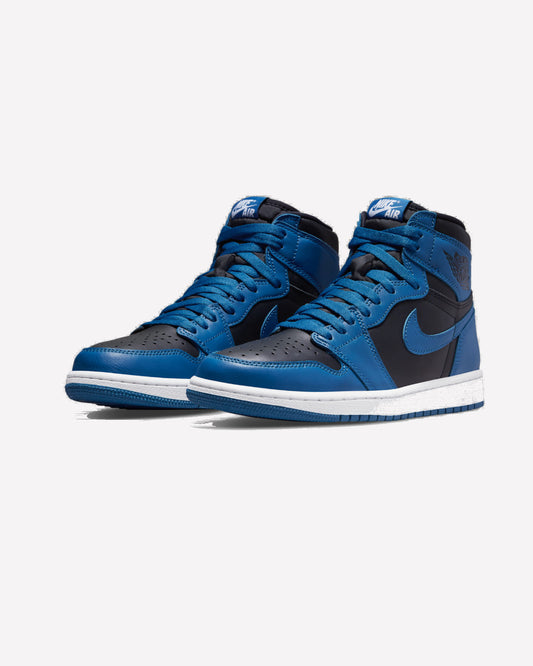 Jordan 1 Retro High OG Dark Marina Blue — vista de la suela