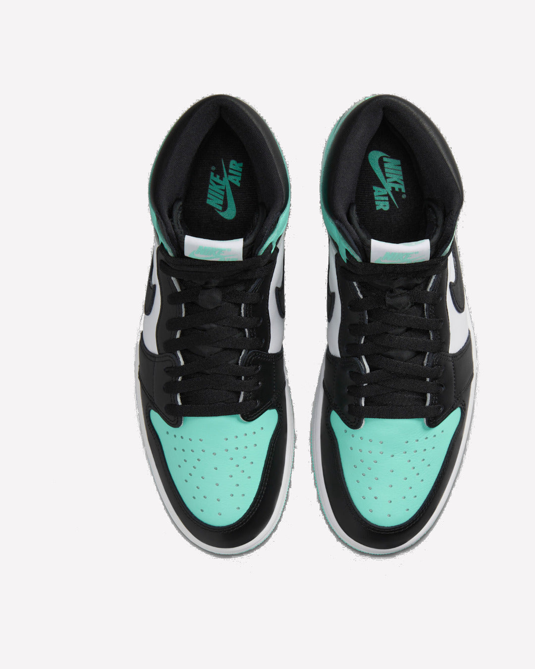Jordan 1 Retro High OG Green Glow — vista superior