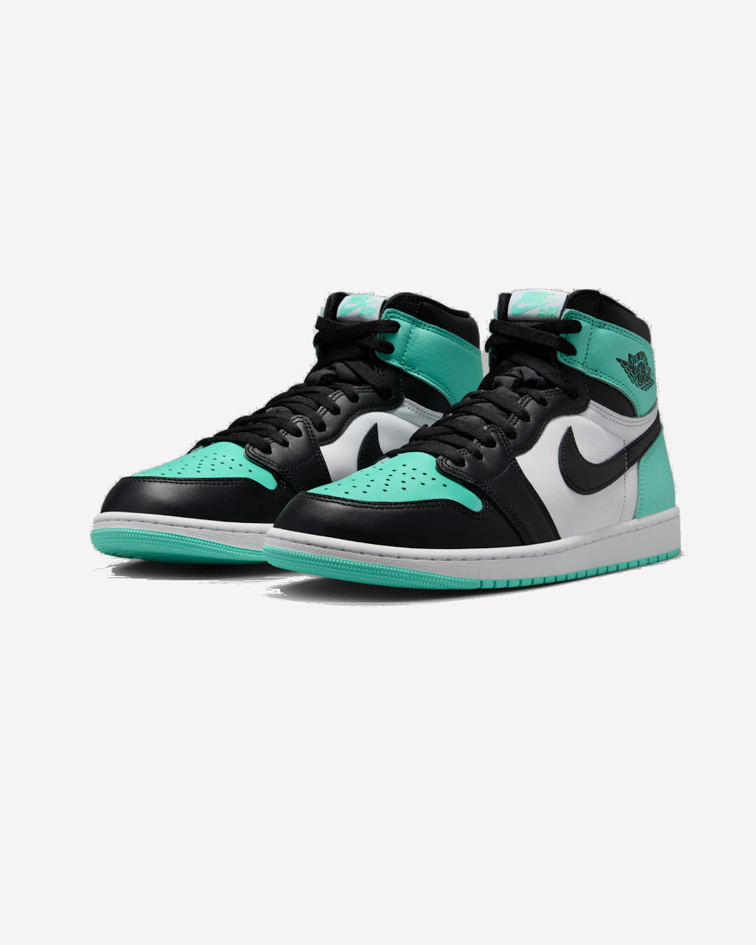 Jordan 1 Retro High OG Green Glow — detalle del talón