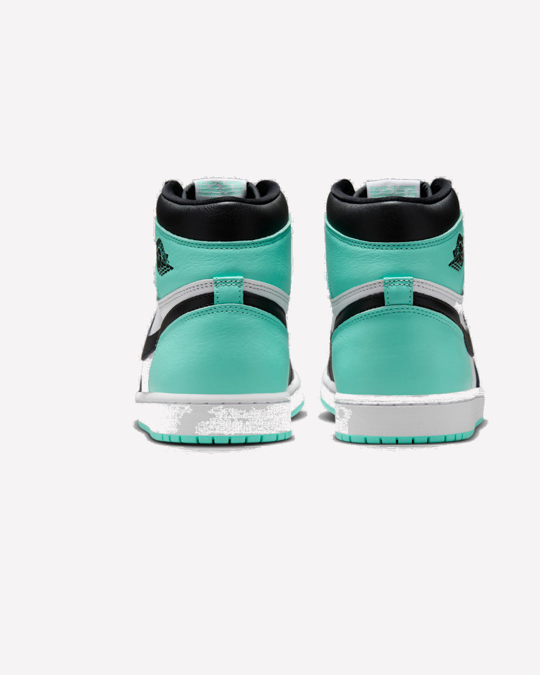 Jordan 1 Retro High OG Green Glow — detalle del toebox
