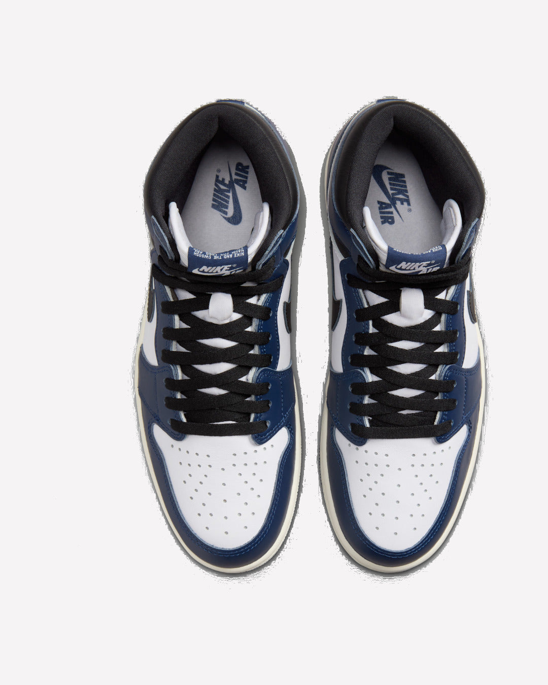 Jordan 1 Retro High OG Midnight Navy — vista superior