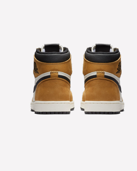 Jordan 1 Retro High Rookie of the Year — detalle del logo