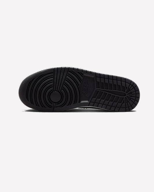 Jordan 1 Retro Low OG Swarovski Stealth — vista frontal