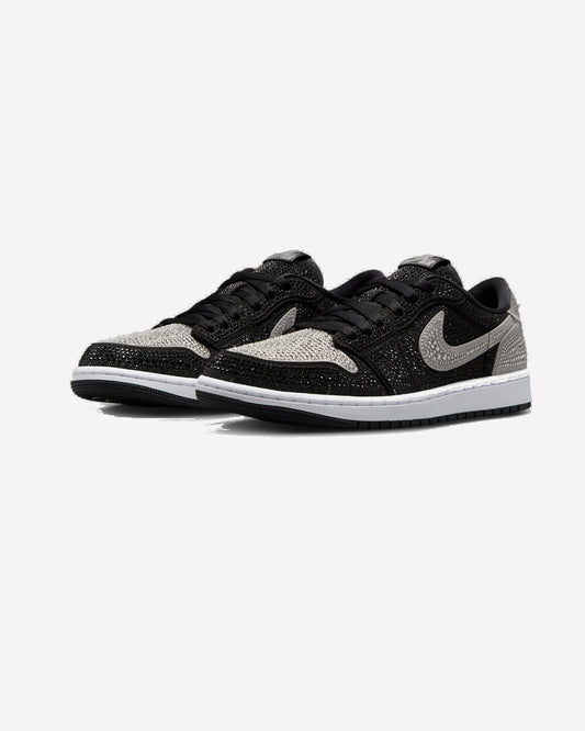 Jordan 1 Retro Low OG Swarovski Stealth — vista superior