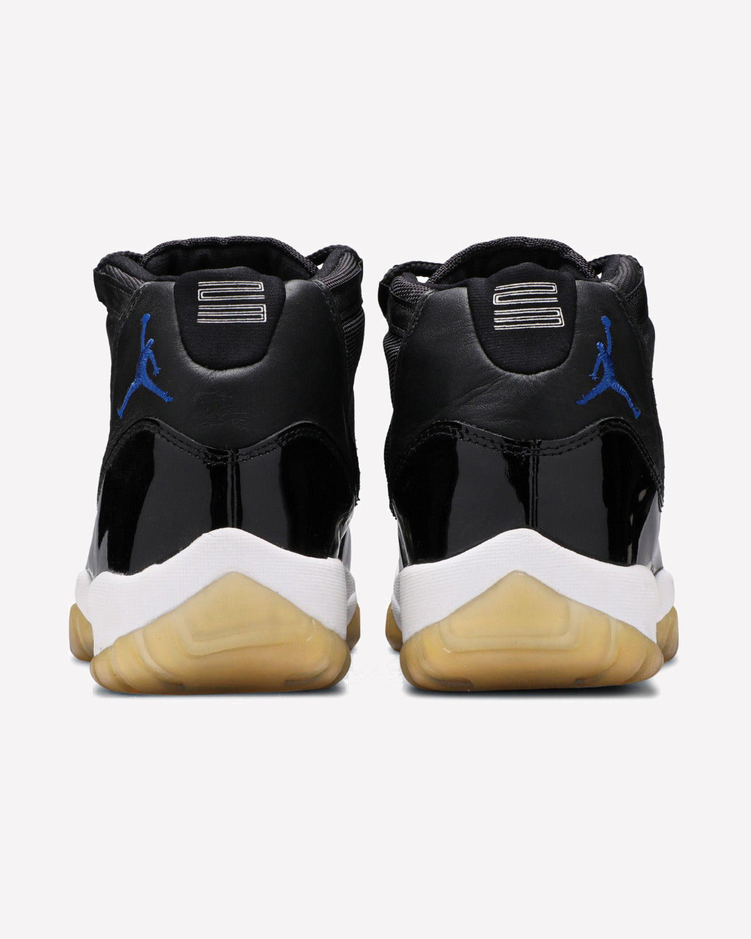 Jordan 11 Retro Space Jam (2000) — vista del talón