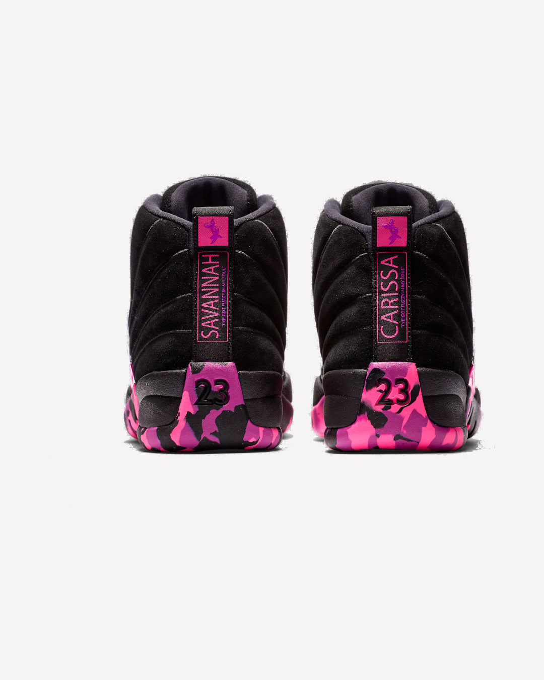 Jordan 12 Retro Doernbecher (2017) — detalle del upper