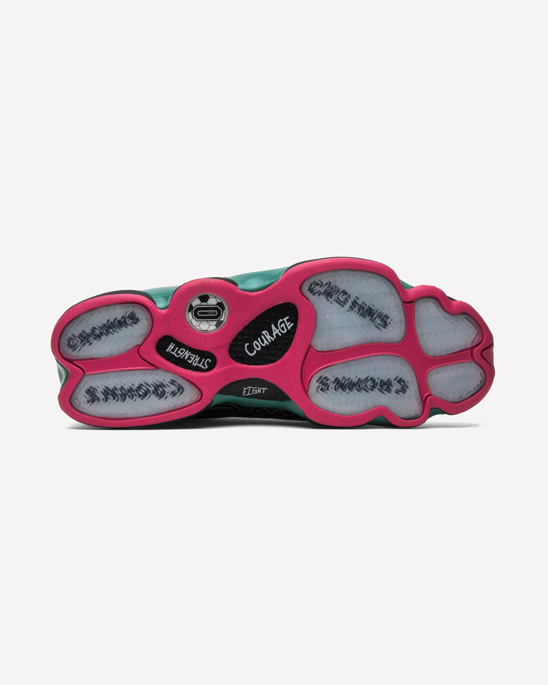 Jordan 13 Retro Doernbecher — vista trasera