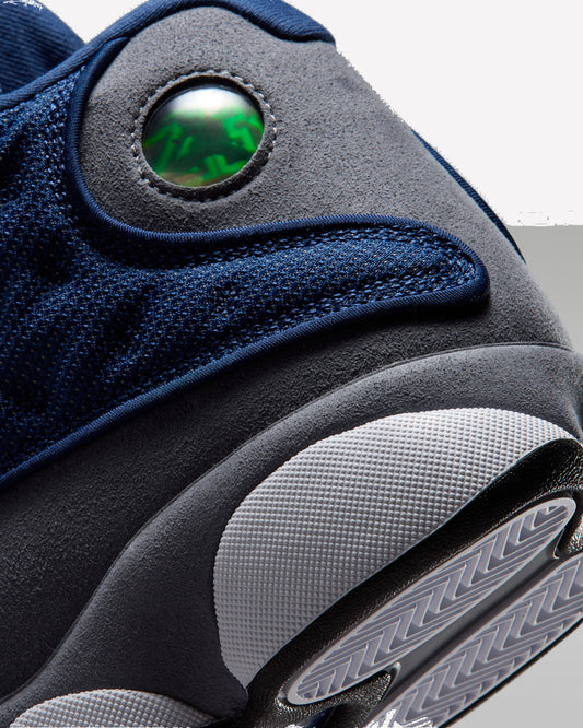 Jordan 13 Retro Flint (2026) — detalle de la puntera