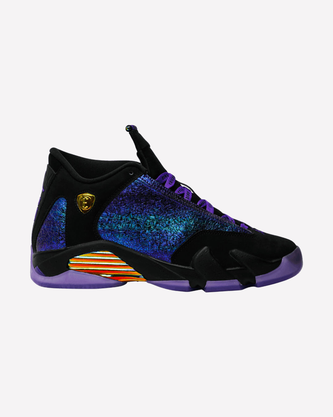 Jordan 14 Retro Doernbecher (2019) — vista lateral derecha
