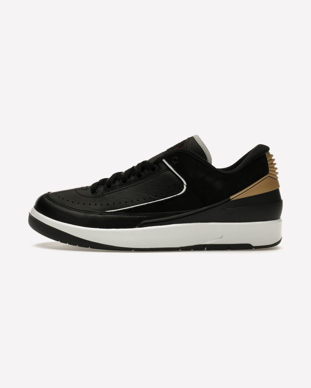 Air Jordan 2 Retro Low Black Metallic Gold (Women's)
