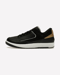 Air Jordan 2 Retro Low Black Metallic Gold