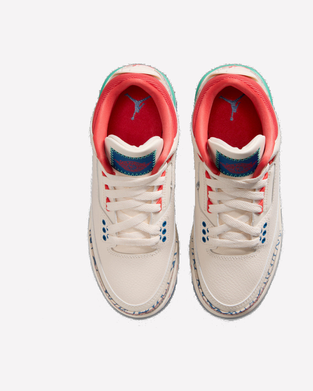 Jordan 3 Retro Play Your Way (GS) — vista superior