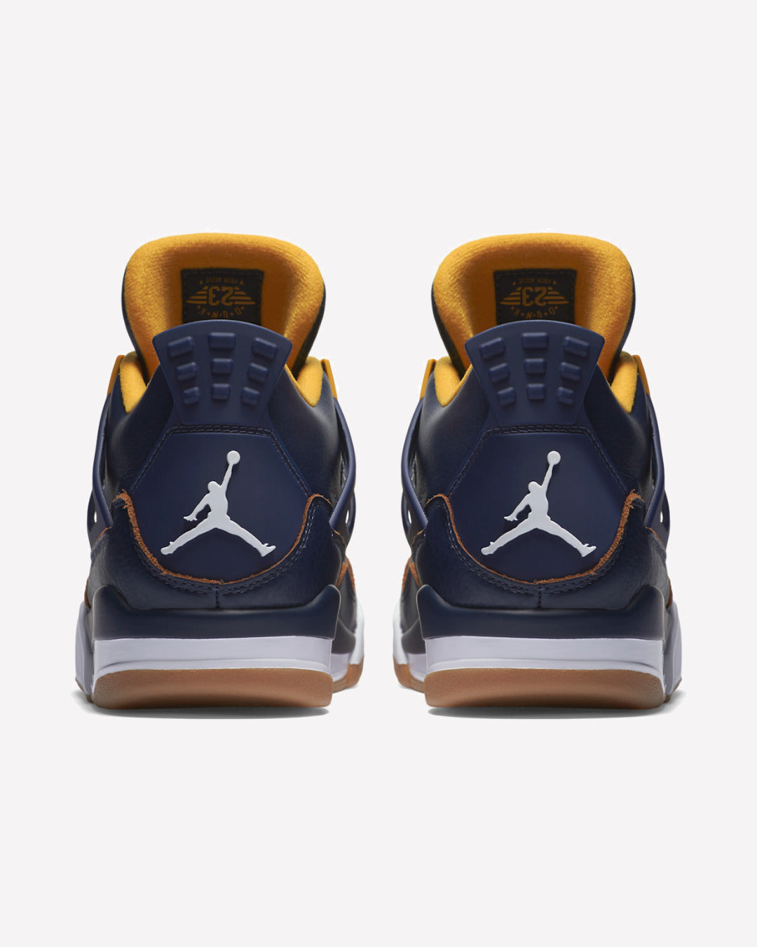 Jordan 4 Retro Dunk From Above — vista del talón