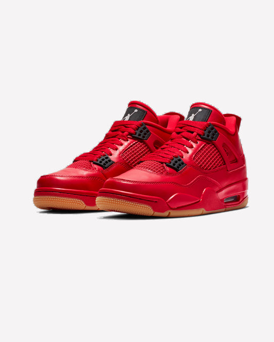 Jordan 4 Retro Fire Red Singles Day — vista superior