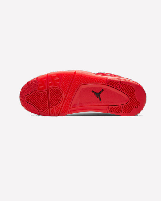 Jordan 4 Retro Flyknit Red — vista superior