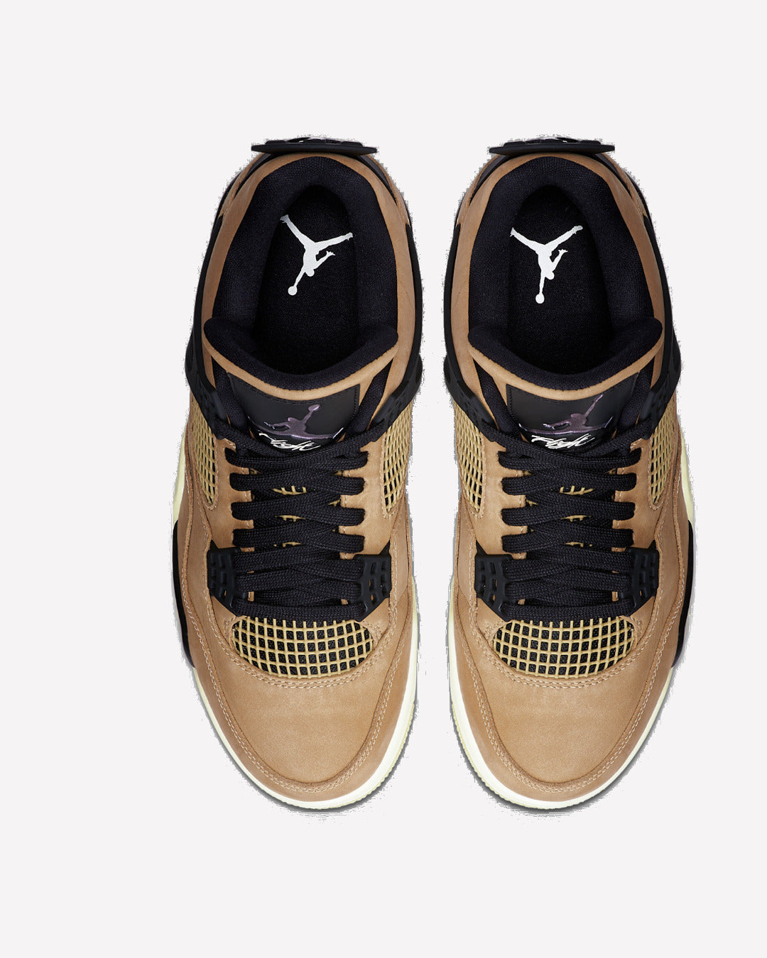 Jordan 4 Retro Fossil — vista de la suela